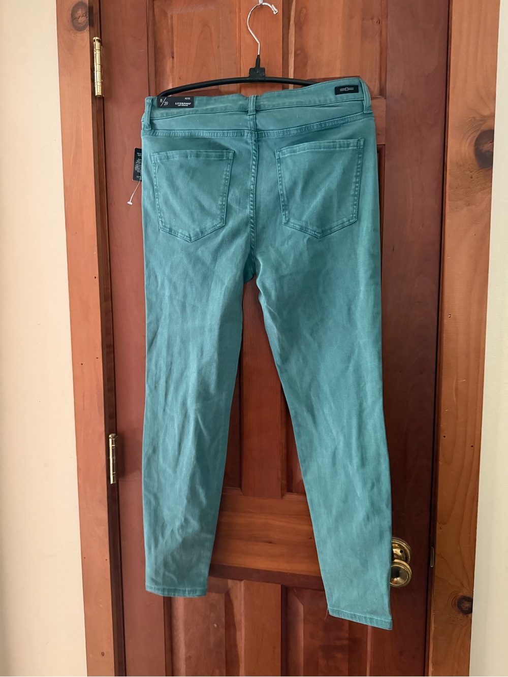 Liverpool Teal Skinny Jeans - Picture 4 of 4